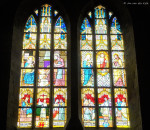 St Plechelmusbasiliek | gebrandschilderde ramen